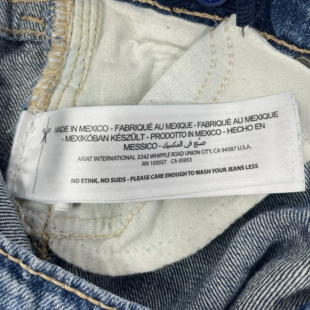 Ariat Kids S Cowboy Faded Denim Jeans 100% Cotton Work Play Pants